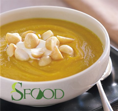 Công thức làm Soup hạnh nhân súp lơ và Macadamia