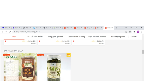 Nhiều ưu đãi hấp dẫn trên gian hàng của SFOOD - Shopee
